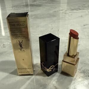 YSL Rouge Pur Couture The Bold  INTENSE COLOUR Lipstick #8 FEARLESS CARNELIAN